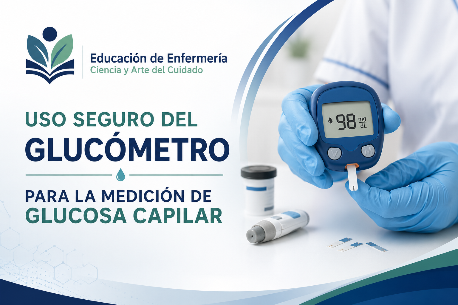 Uso seguro del glucómetro para la medición de la glucosa capilar HM-EDU-ENF-101